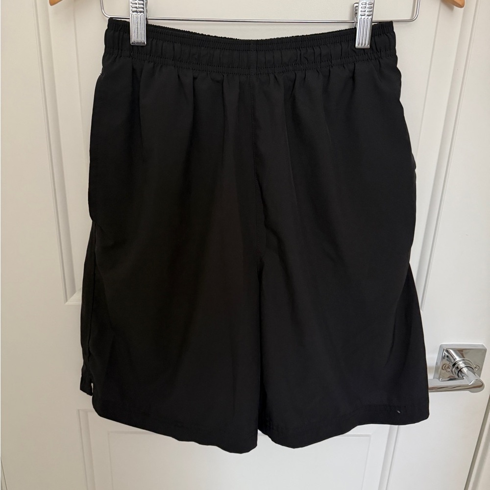 RBX Men's Jet Black Athletic Shorts